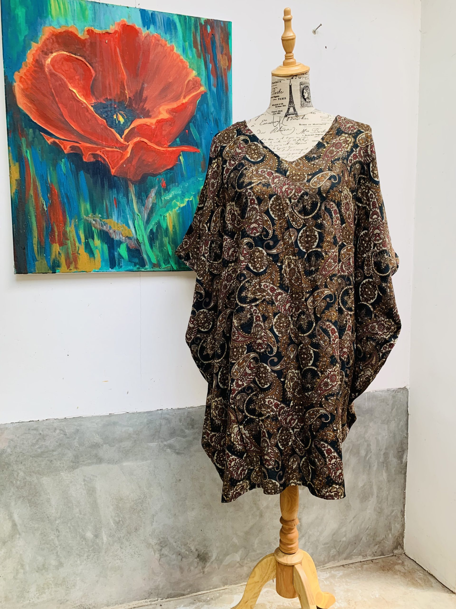 Earth Knee Length Gold Dress