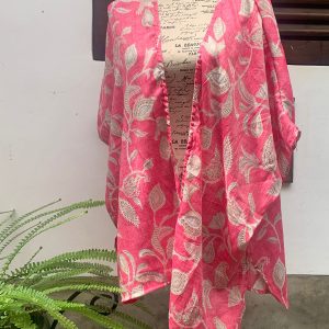 Pink Cotton Kimono